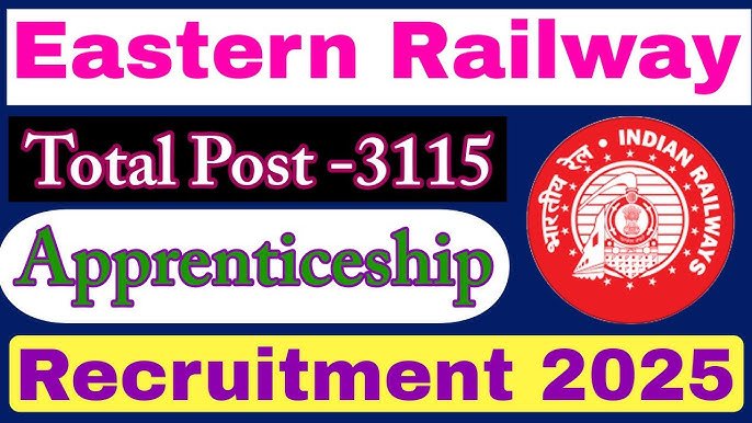 RRC Eastern Railway Apprentice 2025: रेलवे में निकली बंपर भर्ती, 10वीं और ITI पास करें सीधे आवेदन, 3115 पद खाली